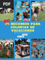 Manual Entre Profes 80 Recursos para Colonias de Vacaciones H0aifd