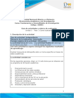 Guia de Actividades y Rúbrica de Evaluación - Unidad 1 - Fase 2 - Contextualización