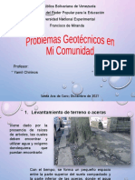 Problemas Geotecnicos en Mi Comunidad