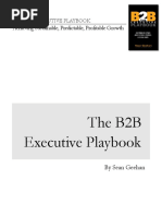 The B2B Executive Playbook: Achieving Sustainable, Predictable, Profitable Growth