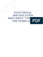 FSD Template ENG