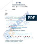 Examen Resuelto Matemáticas 1ºESO - Números Decimales