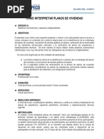 Silabo - 01 - Como Interpretar Planos de Viviendas - 2021 - Rev2