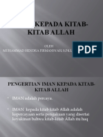 Iman Kepada Kitab-Kitab Allah