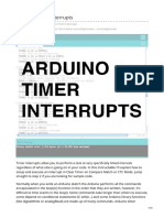 Arduino Timer Interrupts