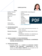 Curriculun Vitae Claudia Gomez Julio 2021