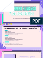 Los Seres Humanos y Los Ecosistemas