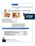 28 Actividad: Promover El Consumo de Alimentos Ricos en Hierro y Una Adecuada Higiene Personal