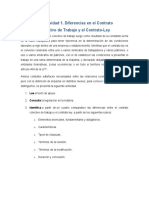 S4. Actividad 1. Diferencias en El Contrato Colectivo de Trabajo y El Contrato-Ley