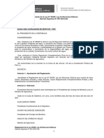 Decreto Supremo #001-2010-AG