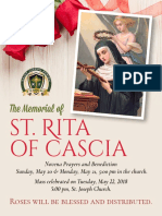 The Memorial Of: ST. Rita of Cascia