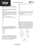 Poligonos Regulares Lista de Exercicios Matematica ENEM