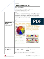 Color Mixing Unit Plan