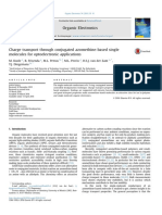 Organic Electronics: M. Koole, R. Frisenda, M.L. Petrus, M.L. Perrin, H.S.J. Van Der Zant, T.J. Dingemans