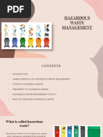 Hazardous Waste Management