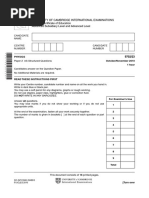 University of Cambridge International Examinations General Certificate of Education Advanced Subsidiary Level and Advanced Level