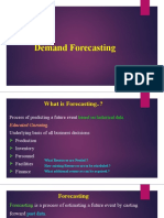 6 Demand Foecasting