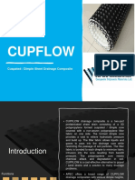 Cupflow: Cuspated / Dimple Sheet Drainage Composite