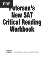 Qdoc - Tips New Sat Critical Reading Workbook