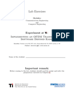 Lab Exercises:: Implementing An OFDM Transceiver by Software Defined Radio