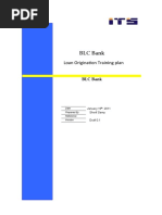 Loan Origination Training Plan