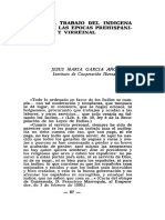 GARCIA AÑOVEROS, La Fuerza Del Trabajo Indigena Americanoel Indio Como Mano de Obra