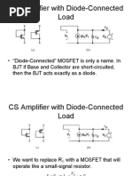 CS Amplifier With Diode Connected Load 020303