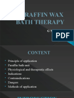 Paraffin Wax Bath