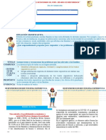 EdA 2 - 4to 1 Ficha - Leemos Textos y Reconocemos Los Problemas Que Han Afectado A Las Familias