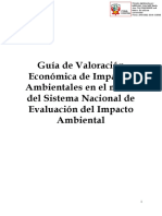 Guía de Valoración Económica de Impactos Ambientales en El Marco Del SEIA PDF