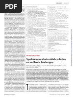 Spatiotemporal Microbial Evolution On Antibiotic Landscapes: 13 Referencesandnotes