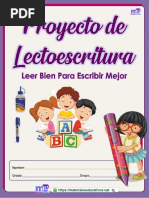 Proyecto de Lectoescritura Leer Bien para Escribir Mejor 2021