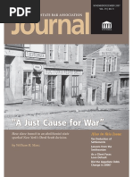 Journal: "A Just Cause For War"