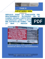 Informe Inventario Vial