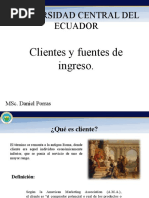 Cliente y Fuentes de Ingreso