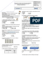 Prueba Diagnostica 2022 Grado 6