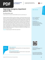 Improving Emergency Department Patient Flow