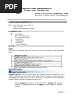 Module No. 3: Aerobic Exercise, Types of Aerobics: PHYSICAL EDUCATION 01: Self-Testing Activites