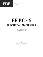 Ee PC - 6: Electrical Machines 1