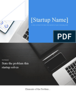 Startup Pitch Deck Template