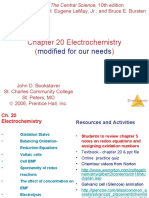 Chapter 20 Electrochemistry : Modified For Our Needs