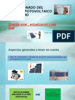 Dimensionado Del Sistema Fotovoltaico Autonomo