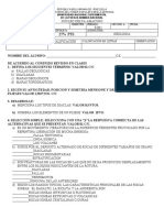 Modelo de Examen Geologia