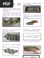 Baking Tools and Equipment and Their Uses: Cake Pan