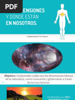 Las Dimensiones y Donde Estan en Nosotros