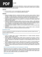 RESUMEN UNIDAD 5 - Principios de Administracion