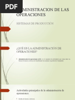 Administracion de Las Operaciones Unidad 1