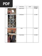 Lokasi: Gudang MMTC No. Gambar Nama Barang Jumlah Harga Yang Ditawarkan 1. Kepala Charger RP 2.500