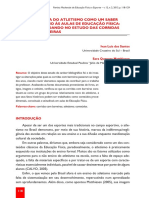 4 - A História Do Atletismo Como Conteúdo em Ef Corridas Com Bar.