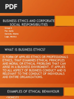 Business Ethics and Corporate Social Responsibilities: Group 6 Par, Karla Garrote, Shaira Lugo, Monica